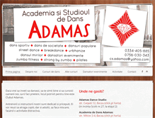 Tablet Screenshot of clubsportivadamas.com